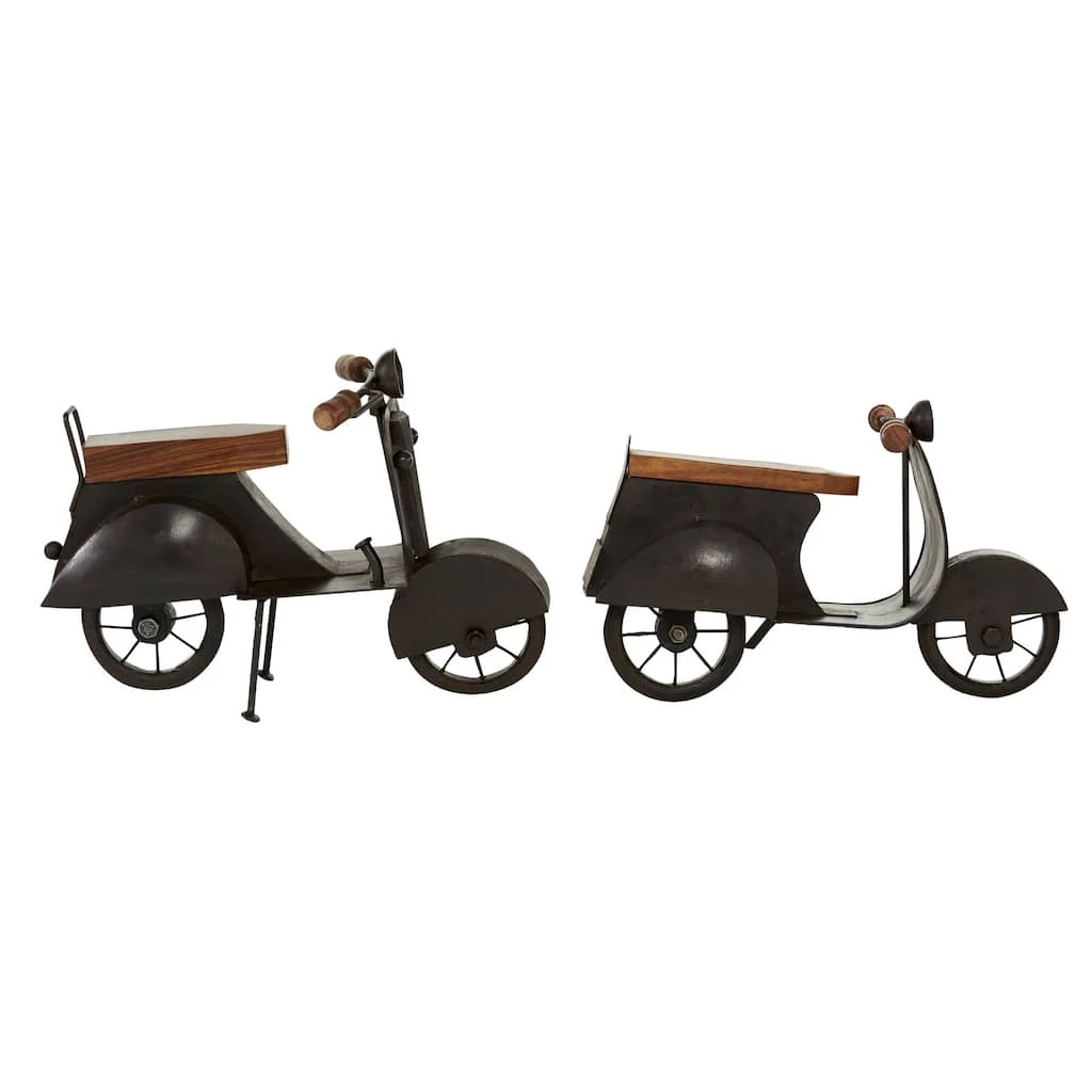 Best deal π Brown Metal Contemporary Motorcycle Sculpture Set by Ivory and Iris π 1 Best deal π Brown Metal Contemporary Motorcycle Sculpture Set by Ivory and Iris π