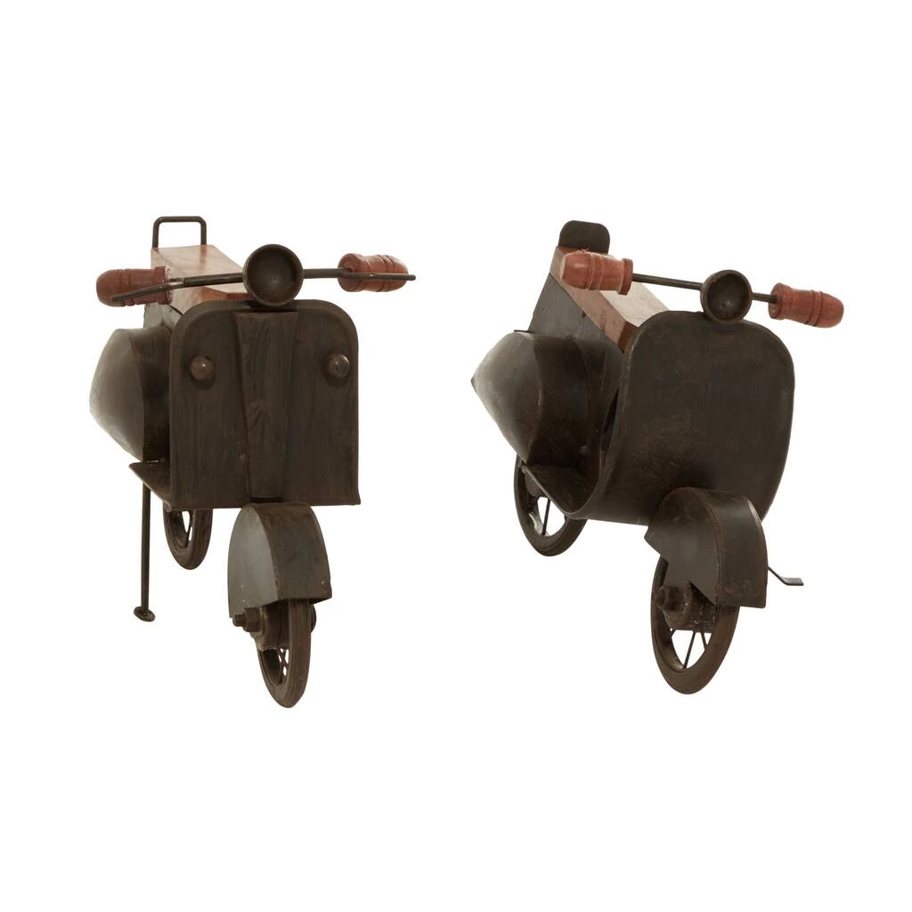 Best deal π Brown Metal Contemporary Motorcycle Sculpture Set by Ivory and Iris π 2 Best deal π Brown Metal Contemporary Motorcycle Sculpture Set by Ivory and Iris π - Image 2