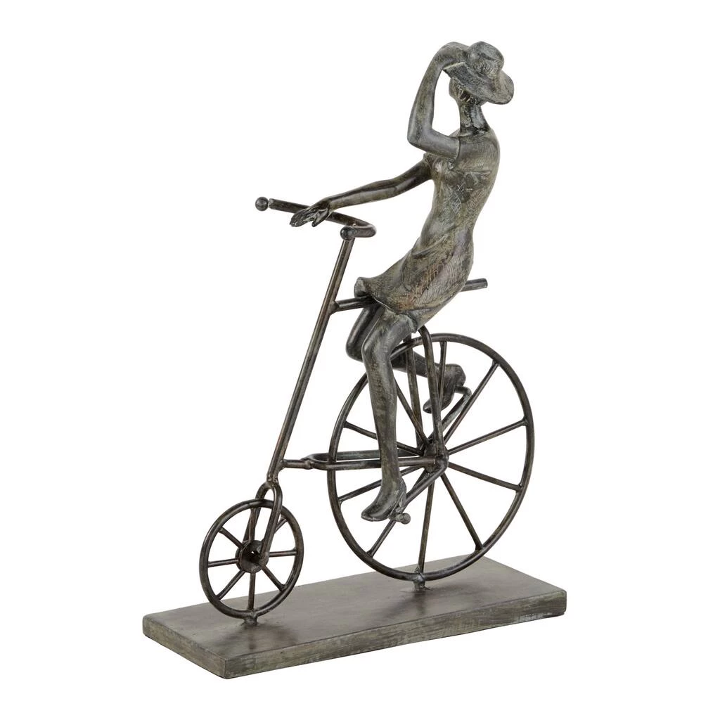 Best Sale π 13" Bronze Polystone Traditional Bicycle Sculpture by Ivory and Iris π 3 Best Sale π 13" Bronze Polystone Traditional Bicycle Sculpture by Ivory and Iris π - Image 3