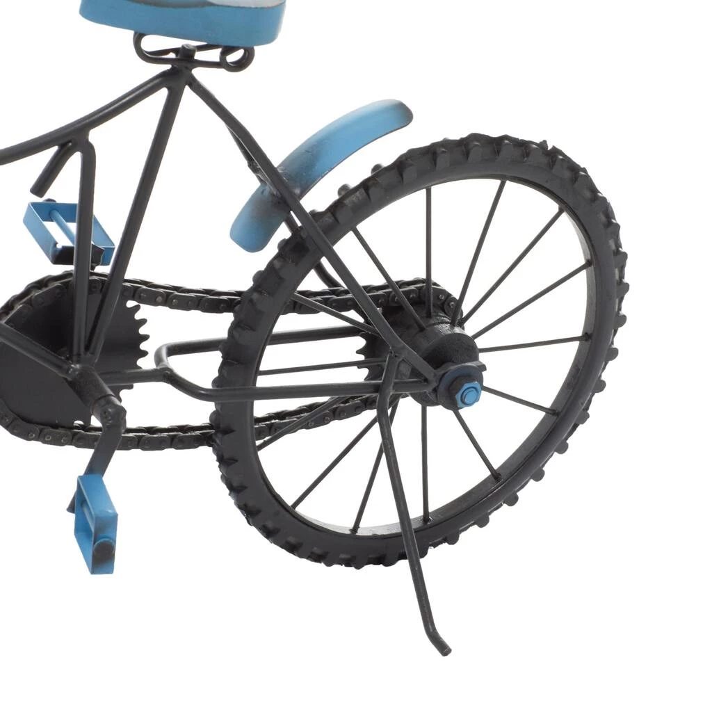 Brand new β¨ 18" Blue Metal and Wood Vintage Bicycle Sculpture by Ivory and Iris π 6 Brand new β¨ 18" Blue Metal and Wood Vintage Bicycle Sculpture by Ivory and Iris π - Image 6
