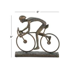 Best Sale π 9" Contemporary Bronze Polystone Stylized Cyclist Sculpture by Ivory and Iris β¨ 10 Best Sale π 9" Contemporary Bronze Polystone Stylized Cyclist Sculpture by Ivory and Iris β¨ -Cheap Ivory and Iris Store D400468S 5