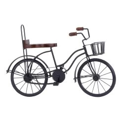 Best deal 🌟 19" Black Metal Vintage Bicycle Sculpture by Ivory and Iris 🌟