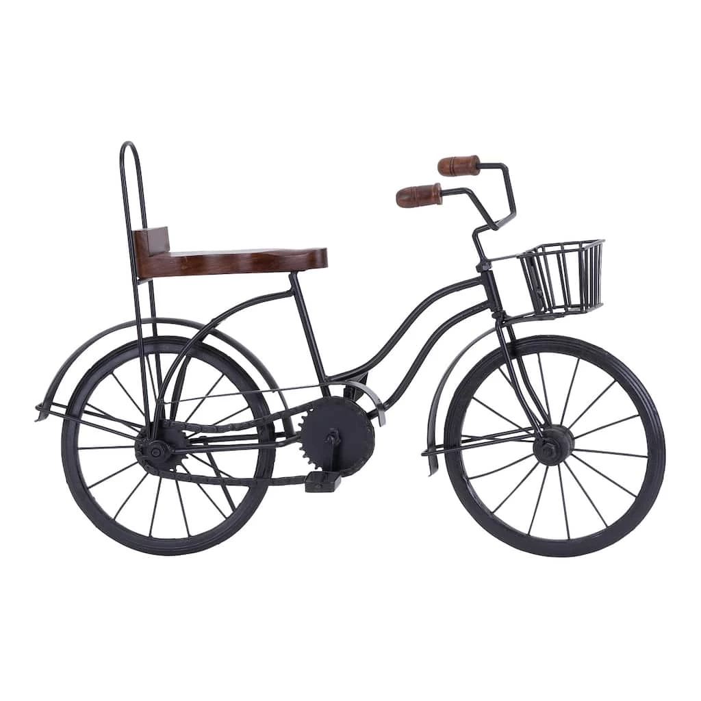Best deal π 19" Black Metal Vintage Bicycle Sculpture by Ivory and Iris π 1 Best deal π 19" Black Metal Vintage Bicycle Sculpture by Ivory and Iris π