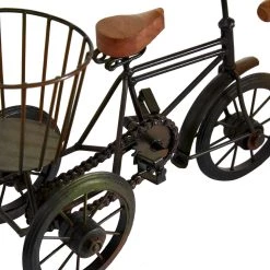 Best Sale ✔️ 12" Vintage Brown Metal & Wood Tricycle Sculpture by Ivory and Iris ✔️ 13 Best Sale ✔️ 12" Vintage Brown Metal & Wood Tricycle Sculpture by Ivory and Iris ✔️ -Cheap Ivory and Iris Store D400480S 5