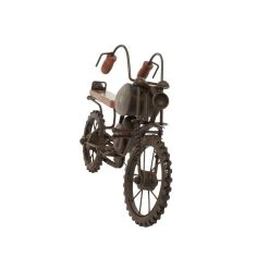 Best reviews of 😉 16" Black Metal Traditional Motorcycle Sculpture by Ivory and Iris 👍 -Cheap Ivory and Iris Store D400481S 3