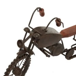 Best reviews of 😉 16" Black Metal Traditional Motorcycle Sculpture by Ivory and Iris 👍 -Cheap Ivory and Iris Store D400481S 4