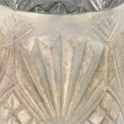 Wholesale ✨ Set of 3 Beige Glass Vintage Candle Holder, 7", 10", 13" by Ivory and Iris 🔥 -Cheap Ivory and Iris Store D400504S 6