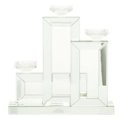 Best deal 🔔 17" Silver Wood Glam Candlestick Holder by Ivory and Iris 🔥 -Cheap Ivory and Iris Store D400514S 6