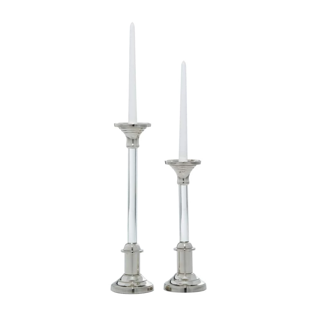 Budget β Set of 2 Silver Aluminum Glam Candle Holder, 12", 16" by Ivory and Iris π 1 Budget β Set of 2 Silver Aluminum Glam Candle Holder, 12", 16" by Ivory and Iris π