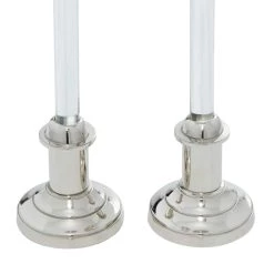 Budget β Set of 2 Silver Aluminum Glam Candle Holder, 12", 16" by Ivory and Iris π 10 Budget β Set of 2 Silver Aluminum Glam Candle Holder, 12", 16" by Ivory and Iris π -Cheap Ivory and Iris Store D400516S 3
