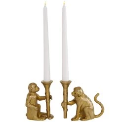 Deals 𧨠Set of 2 Gold Aluminum Glam Candle Holder, 3" x 5" by Ivory and Iris π€©