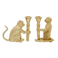 Deals 🧨 Set of 2 Gold Aluminum Glam Candle Holder, 3" x 5" by Ivory and Iris 🤩 -Cheap Ivory and Iris Store D400522S 6