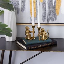 Deals 🧨 Set of 2 Gold Aluminum Glam Candle Holder, 3" x 5" by Ivory and Iris 🤩 -Cheap Ivory and Iris Store D400522S 8