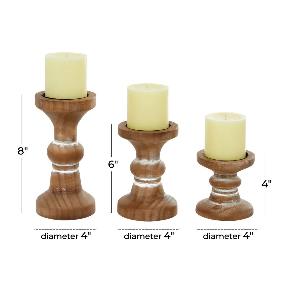 Top 10 🤩 Brown Wood Farmhouse Candle Holder Set by Ivory and Iris 🤩 6 Top 10 🤩 Brown Wood Farmhouse Candle Holder Set by Ivory and Iris 🤩 - Image 6