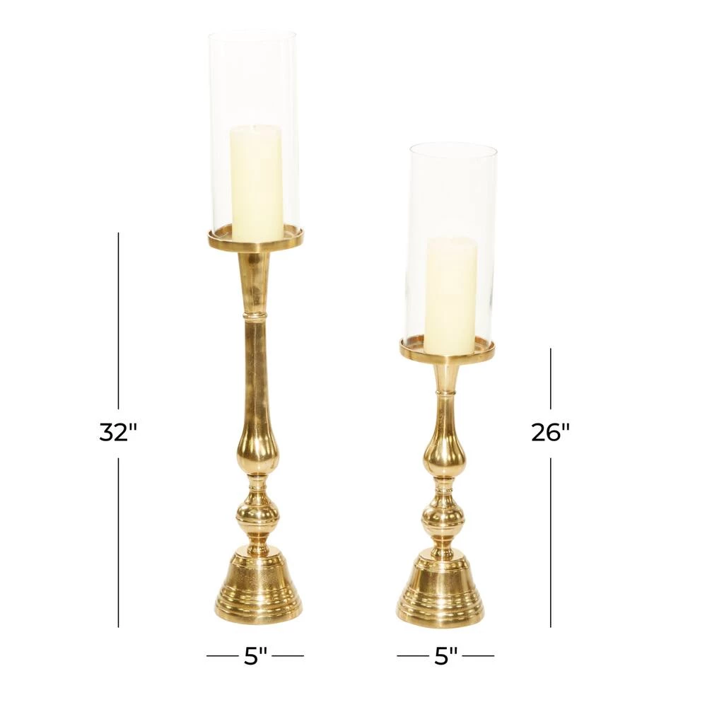 Best deal 𧨠Gold Aluminum Traditional Candle Holder Set by Ivory and Iris π 6 Best deal 𧨠Gold Aluminum Traditional Candle Holder Set by Ivory and Iris π - Image 6