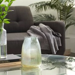 Discount ✔️ 9" Multicolor Glass Contemporary Candle Holder by Ivory and Iris 😀 -Cheap Ivory and Iris Store D400557S 7