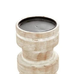 Best reviews of 💯 Brown Wood Natural Candle Holder Set by Ivory and Iris 🔔 -Cheap Ivory and Iris Store D400560S 4