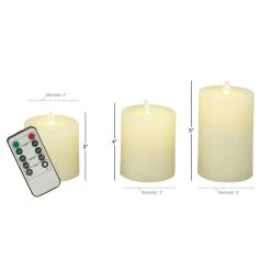 Best reviews of 🎉 Yellow Traditional Wax Flameless Candle Set by Ivory and Iris 😉 -Cheap Ivory and Iris Store D400566S 5