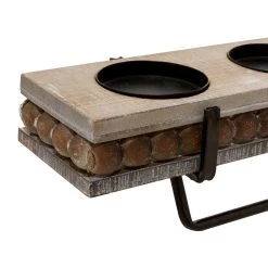 Budget ❤️ 24" Brown Wood Natural Candlestick Holder by Ivory and Iris 🛒 -Cheap Ivory and Iris Store D400577S 8