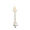 Cheapest ✨ 16" White Fiberglass Vintage Candlestick Holder by Ivory and Iris 😍