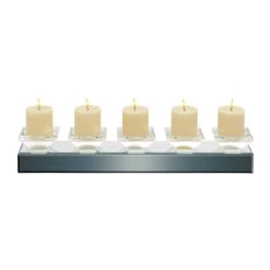 Cheap Ivory and Iris Store 8 Cheapest π 24" Clear Mirror Glam Candlestick Holder by Ivory and Iris π