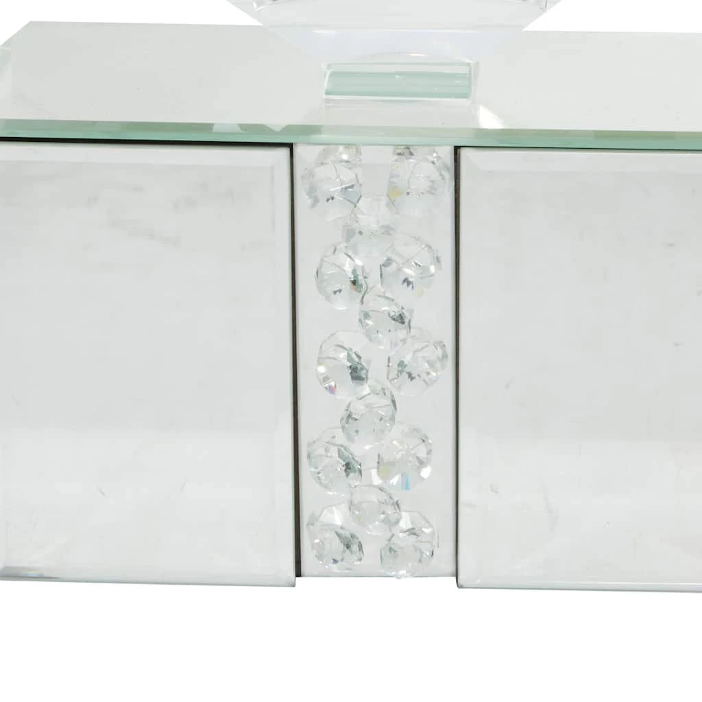 Wholesale π 24" Clear Wood Glam Candlestick Holder by Ivory and Iris π 4 Wholesale π 24" Clear Wood Glam Candlestick Holder by Ivory and Iris π - Image 4