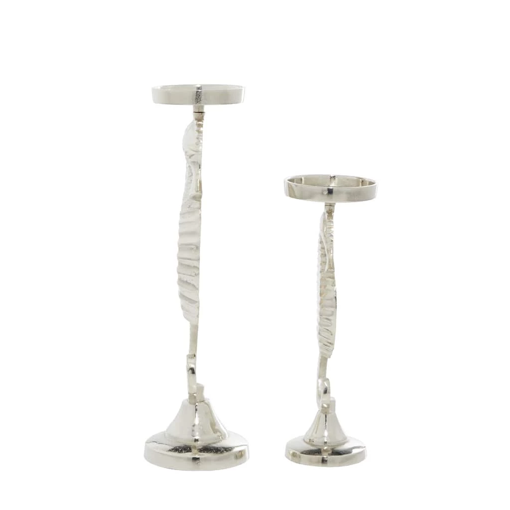 Best deal π Silver Aluminum Coastal Seahorse Candle Holder Set by Ivory and Iris π 2 Best deal π Silver Aluminum Coastal Seahorse Candle Holder Set by Ivory and Iris π - Image 2