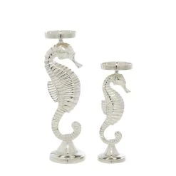 Best deal π Silver Aluminum Coastal Seahorse Candle Holder Set by Ivory and Iris π 10 Best deal π Silver Aluminum Coastal Seahorse Candle Holder Set by Ivory and Iris π -Cheap Ivory and Iris Store D400599S 3