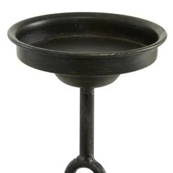 Best Pirce ✨ Black Metal Coastal Anchor Candle Holder Set by Ivory and Iris 🌟 -Cheap Ivory and Iris Store D400600S 5