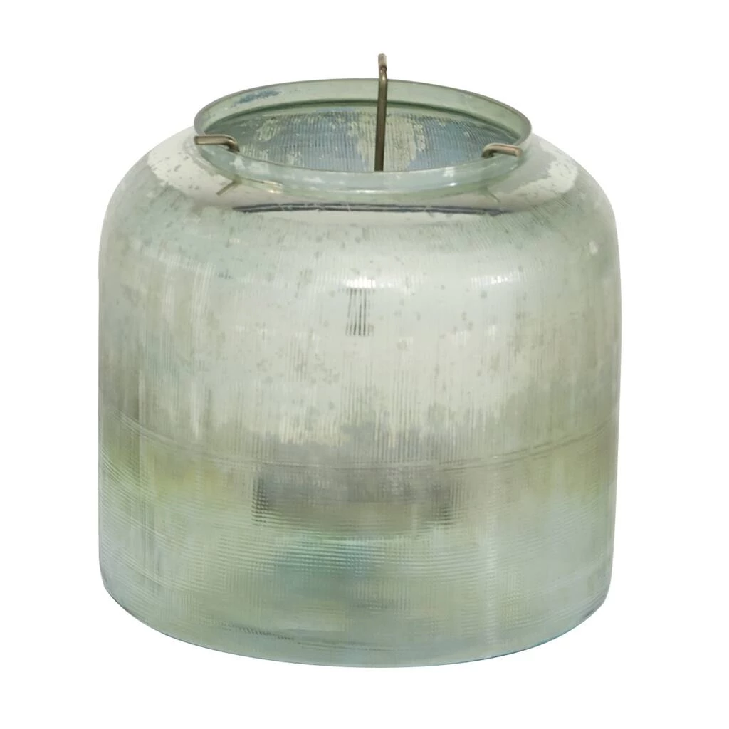 Wholesale π 7" Turquoise Glass Contemporary Candlestick Holder by Ivory and Iris π₯ 2 Wholesale π 7" Turquoise Glass Contemporary Candlestick Holder by Ivory and Iris π₯ - Image 2