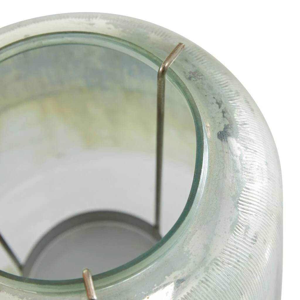 Wholesale π 7" Turquoise Glass Contemporary Candlestick Holder by Ivory and Iris π₯ 3 Wholesale π 7" Turquoise Glass Contemporary Candlestick Holder by Ivory and Iris π₯ - Image 3