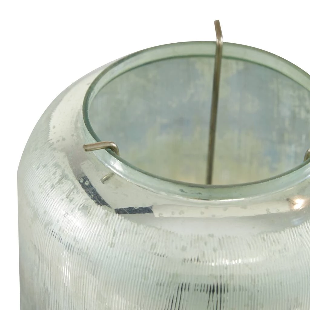 Wholesale π 7" Turquoise Glass Contemporary Candlestick Holder by Ivory and Iris π₯ 5 Wholesale π 7" Turquoise Glass Contemporary Candlestick Holder by Ivory and Iris π₯ - Image 5