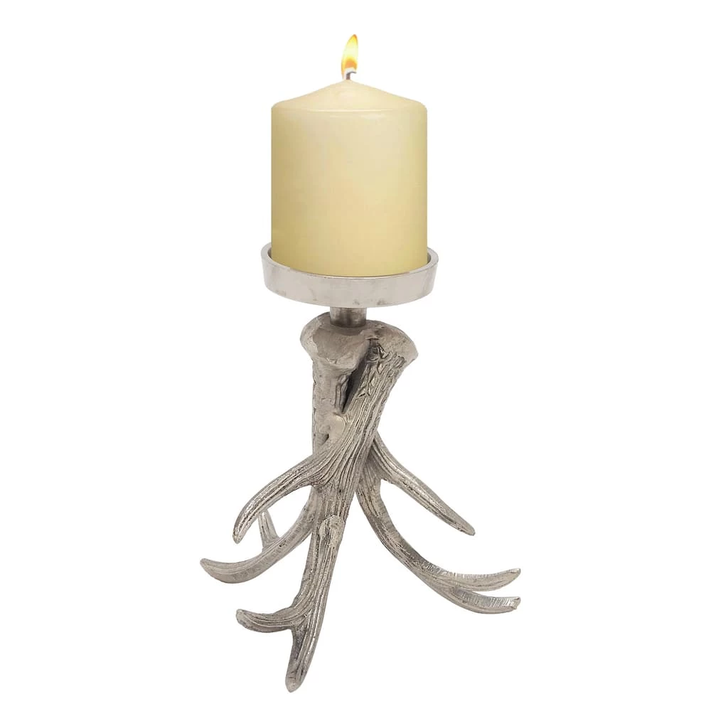 Wholesale β¨ 8" Silver Aluminum Traditional Candlestick Holder by Ivory and Iris π 1 Wholesale β¨ 8" Silver Aluminum Traditional Candlestick Holder by Ivory and Iris π
