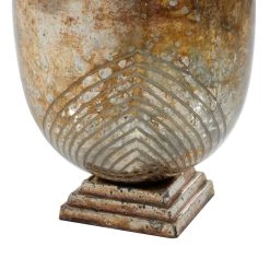 Top 10 💯 9" Gold Glass Rustic Candlestick Holder by Ivory and Iris 💯 -Cheap Ivory and Iris Store D400627S 4