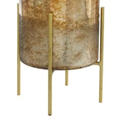 Best deal 👏 Brown Glass Contemporary Candle Holder Set by Ivory and Iris ✨ -Cheap Ivory and Iris Store D400638S 3