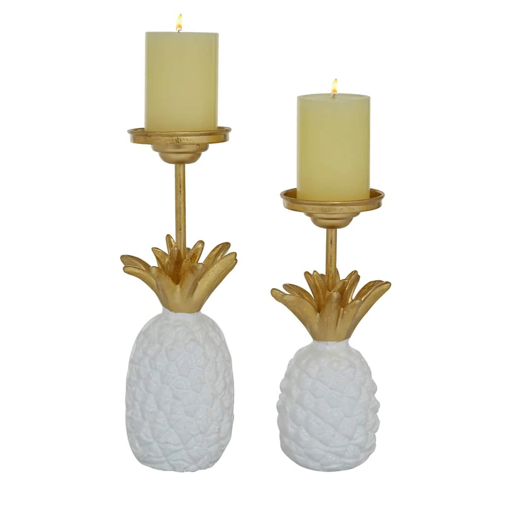 Cheapest β White Pineapple Modern Candle Holder Set by Ivory and Iris π₯ 1 Cheapest β White Pineapple Modern Candle Holder Set by Ivory and Iris π₯