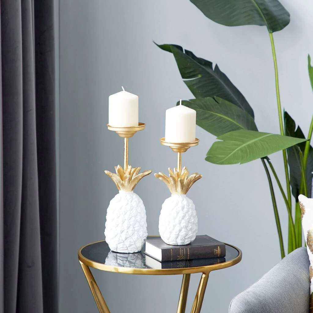 Cheapest β White Pineapple Modern Candle Holder Set by Ivory and Iris π₯ 3 Cheapest β White Pineapple Modern Candle Holder Set by Ivory and Iris π₯ - Image 3