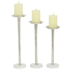 Top 10 β¨ Silver Terrazzo Modern Candle Holder Set by Ivory and Iris π