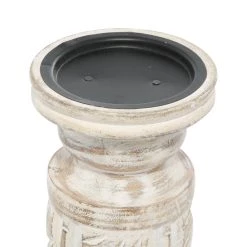 Best Pirce β¨ White Mango Wood Country Cottage Candle Holder Set by Ivory and Iris π 9 Best Pirce β¨ White Mango Wood Country Cottage Candle Holder Set by Ivory and Iris π -Cheap Ivory and Iris Store D400661S 4