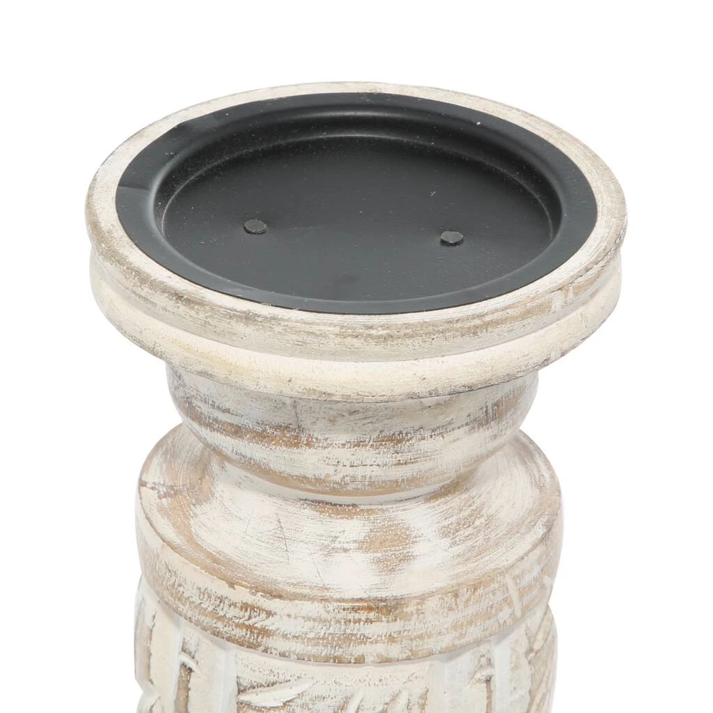 Best Pirce β¨ White Mango Wood Country Cottage Candle Holder Set by Ivory and Iris π 4 Best Pirce β¨ White Mango Wood Country Cottage Candle Holder Set by Ivory and Iris π - Image 4