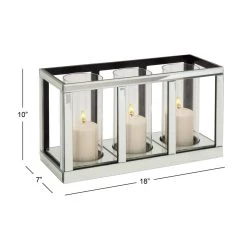 Best deal ✔️ 18" Silver Mirror Glam Candlestick Holder by Ivory and Iris 🛒 -Cheap Ivory and Iris Store D400663S 4