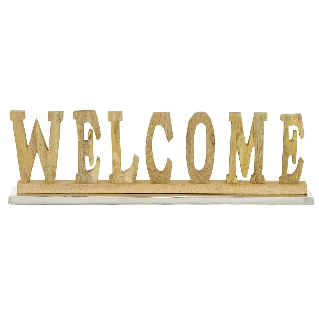 Cheapest π 21" Brown Welcome Décor Sign by Ivory and Iris π 1 Cheapest π 21" Brown Welcome Décor Sign by Ivory and Iris π