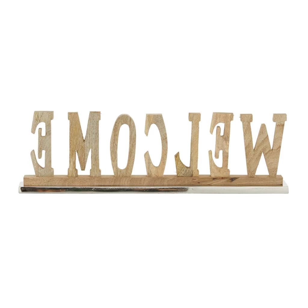 Cheapest π 21" Brown Welcome Décor Sign by Ivory and Iris π 4 Cheapest π 21" Brown Welcome Décor Sign by Ivory and Iris π - Image 4