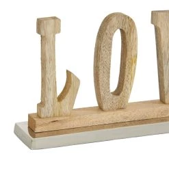 New 😉 13" Brown Love Décor Sign by Ivory and Iris 🎉 -Cheap Ivory and Iris Store D401167S 3