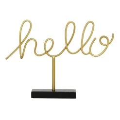 Best reviews of 🥰 19" Gold Hello Glam Decorative Sign by Ivory and Iris 🤩