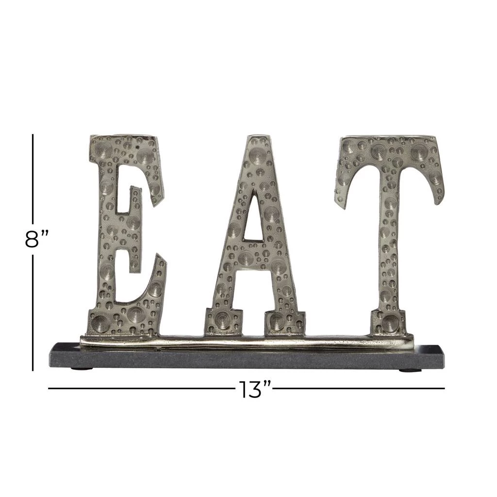 Discount 🔥 13" Silver Bar Industrial Decorative Sign by Ivory and Iris 🧨 7 Discount 🔥 13" Silver Bar Industrial Decorative Sign by Ivory and Iris 🧨 - Image 7