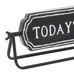 Cheapest 🧨 4.5" Black Metal Farmhouse Decorative Sign Set by Ivory and Iris 💯 -Cheap Ivory and Iris Store D401185S 4