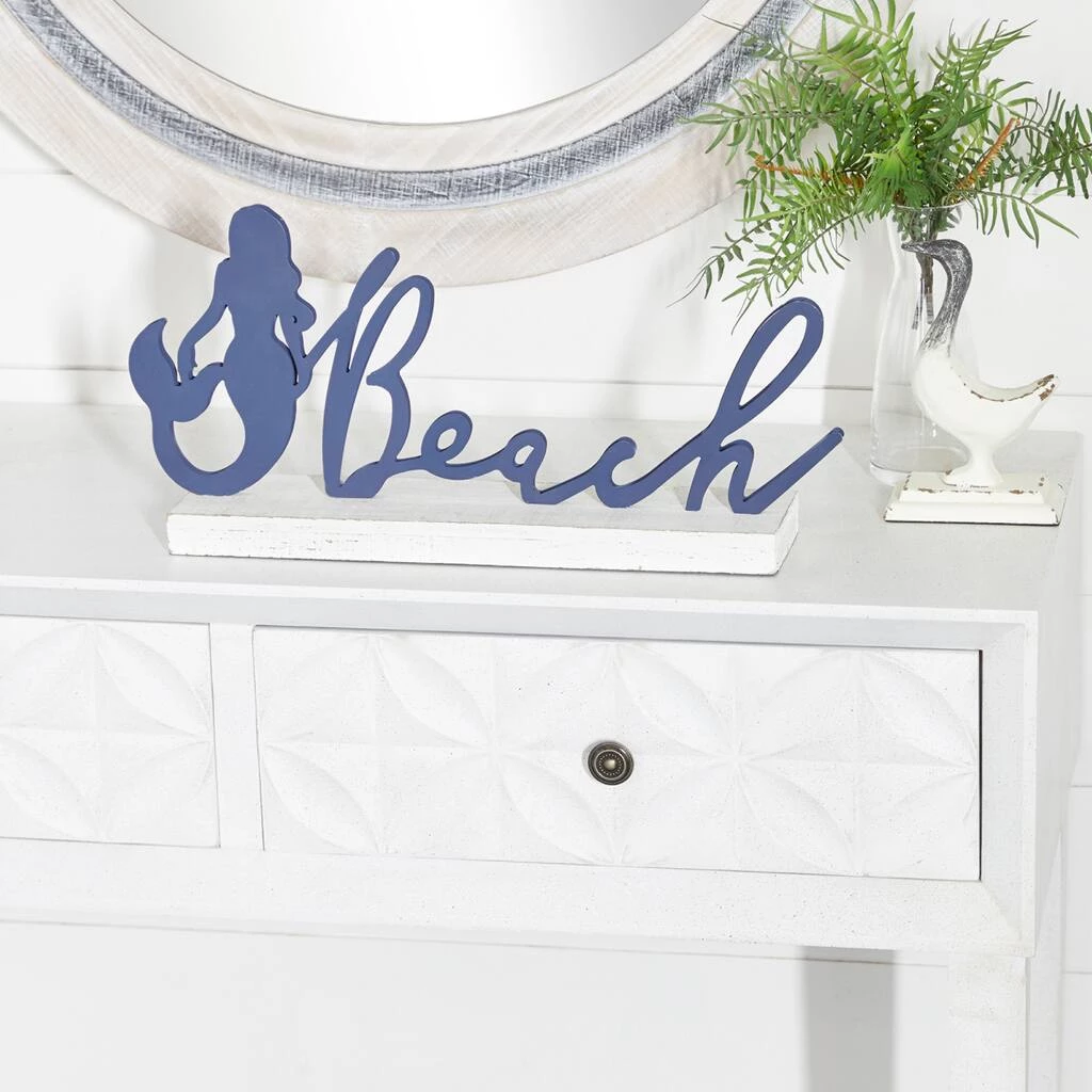 Best Sale β 19" Black Wood Coastal Beach Tabletop Sign by Ivory and Iris π 2 Best Sale β 19" Black Wood Coastal Beach Tabletop Sign by Ivory and Iris π - Image 2