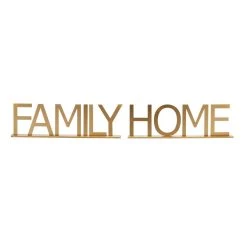 Deals ⌛ 10" Gold Metal Family & Home Tabletop Sign Set by Ivory and Iris 🛒 -Cheap Ivory and Iris Store D401192S 2