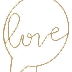 Best reviews of 👍 13" Gold Hello, Love & Wish Tabletop Sign Set by Ivory and Iris ⭐ -Cheap Ivory and Iris Store D401193S 5